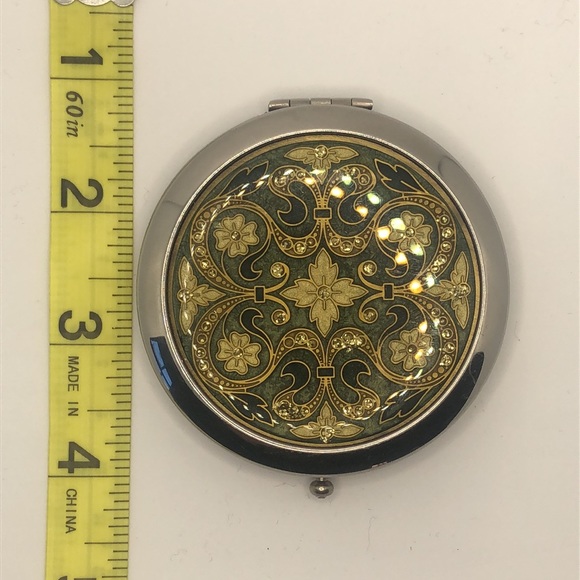 Cloisonné Mirror Compact - Picture 3 of 4